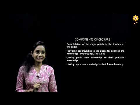 Skill of Closure | Prof. Shruti Nair | PCER