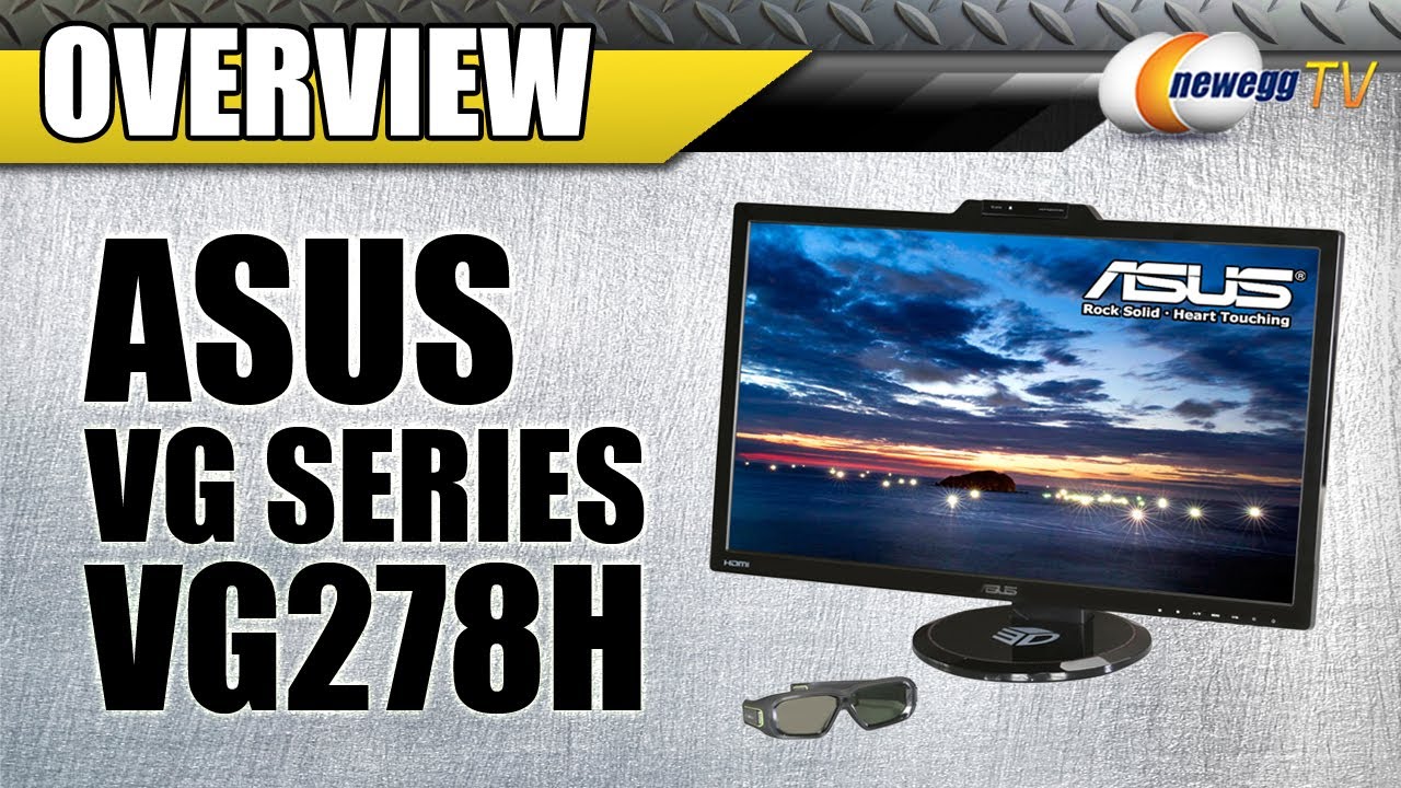 Newegg TV: ASUS VG278H VG Series LED LCD NVIDIA 3D Vision Ready Monitor ...