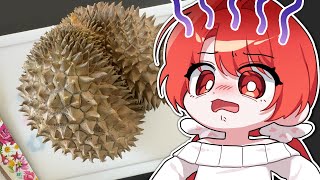 【꽃핀】직접까서 처음 먹는 두리안 먹방;;; 도대체 이걸 왜 먹....