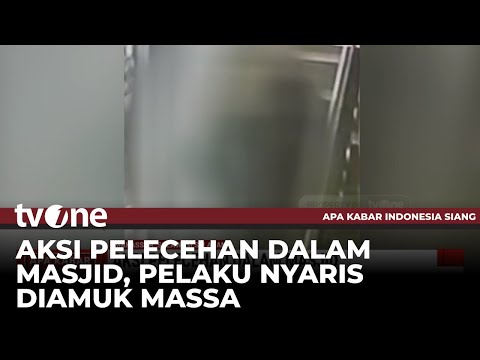 Aksi Pelecehan Di Dalam Masjid Terekam CCTV Pelaku Berusia 21 Tahun