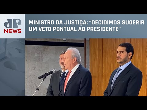 Lewandowski e Jorge Messias falam sobre PL da Saidinha