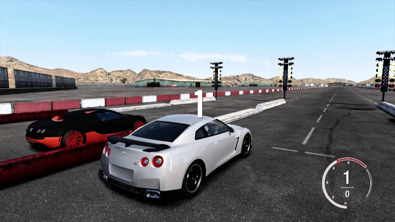 Nissan skyline gtr vs bugatti veyron drag race #6
