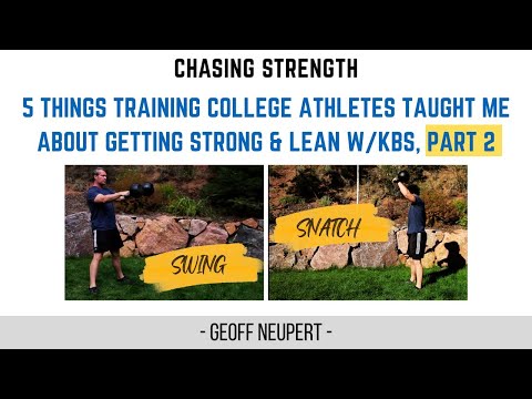 5 Things Training College Athletes taught me about getting STRONG & LEAN w Kettlebells - Part 2