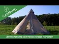 Venture Forward 8-Person Outdoor Teepee Tent