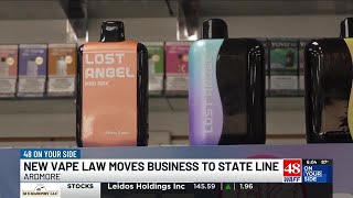 New Alabama vape law pushes business across state line