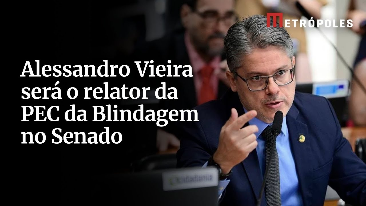 Alessandro Vieira será o relator da PEC da Blindagem no Senado
