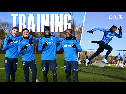 Training pre-Morecambe in the FA Cup ⚽️ | Chelsea Training | Chelsea FC 24/25