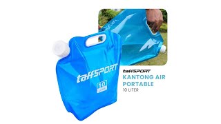 Pratinjau video produk TaffSPORT Kantong Air Minum Portable Camping Water Storage 10 Liter - ZDSD0