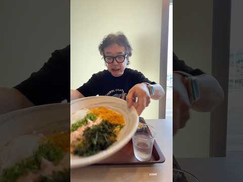 麺あかざわでカラスミ和えそば食べた #asmr #shorts #らーめん