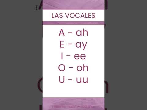 Is Spanish a phonetic language? | How to read in Spanish | Spanish Vowels | Las vocales