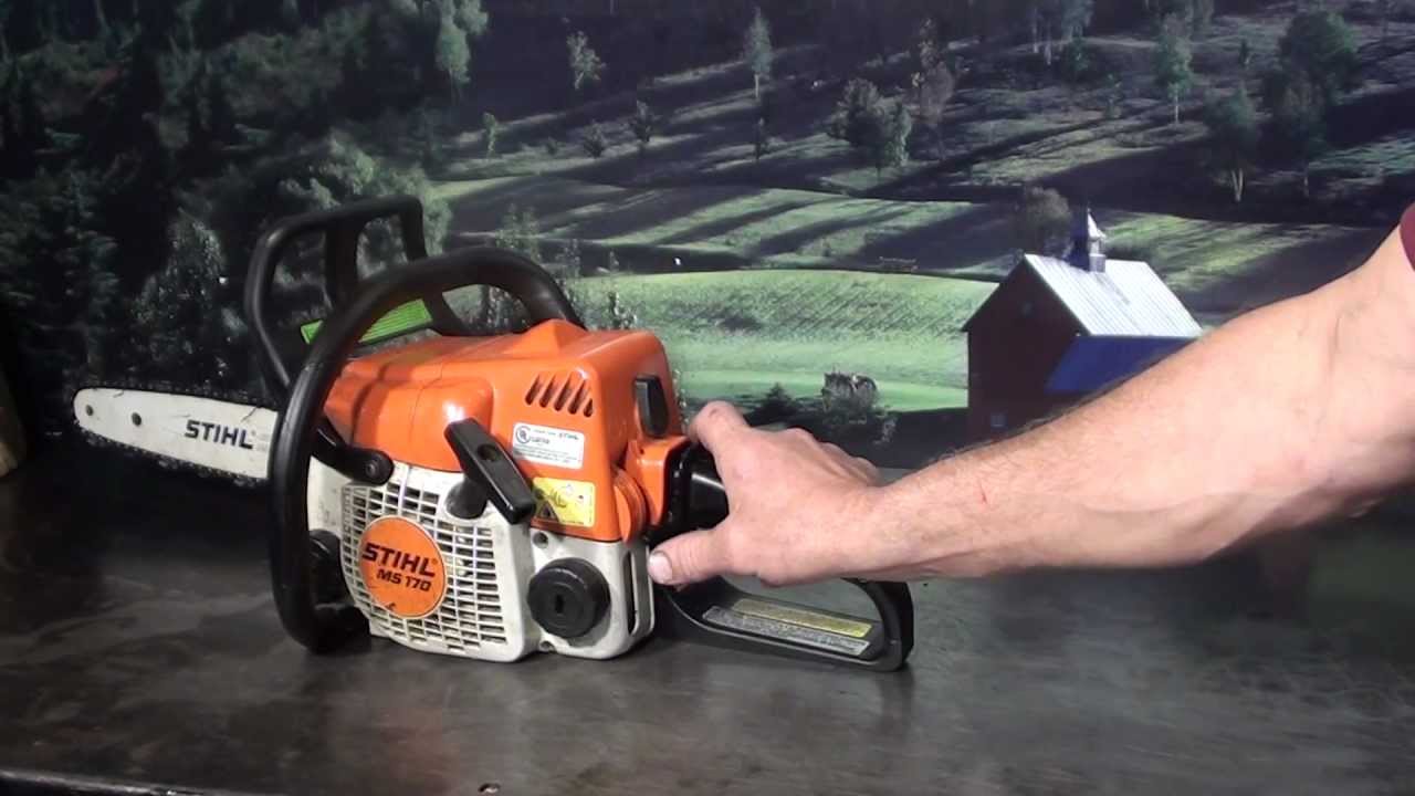 The chainsaw guy shop talk Stihl MS 170 chainsaw 6 12 - YouTube