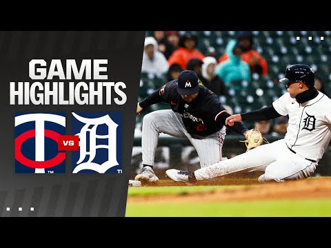Twins vs. Tigers Game Highlights (4/12/24) | MLB Highlights video clip