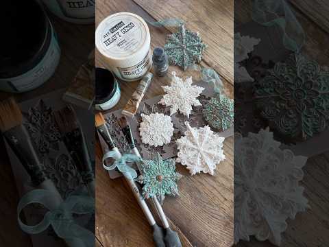 NEW Frosted Patina DIY Ornament Kit By Redesign!