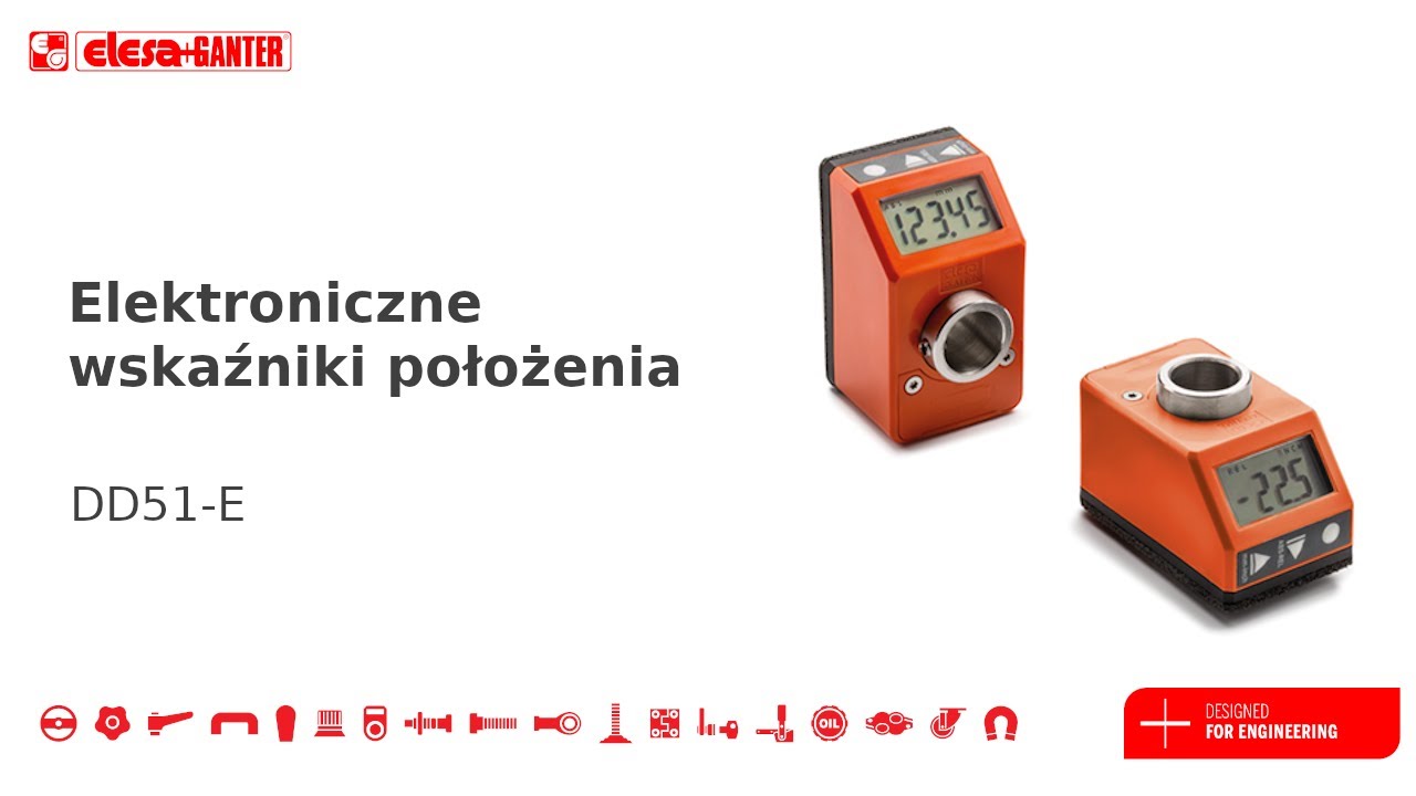 Elektroniczne wskaźniki położenia z napędem bezpośrednim DD51-E video