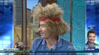 John McEnroe puts on John McEnroe wig YouTube