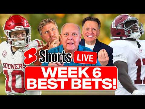 College Football Week 6 BEST BETS &amp; Picks LIVE! Georgia vs Alabama, Texas vs Oklahoma | THE BLITZ 📱