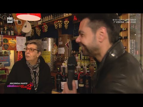 Domenico Marocchi al Mercato di Testaccio di Roma - Citofonare Rai2 del 07/04/2024