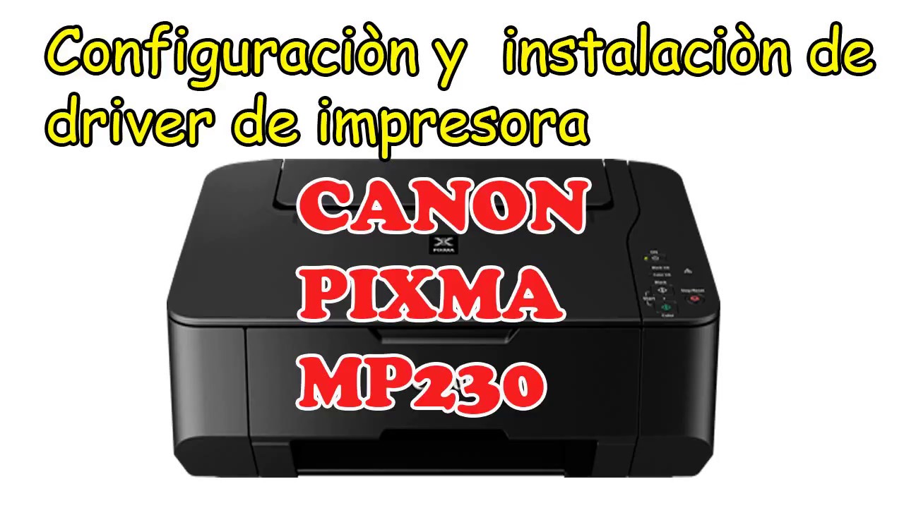 Canon Mp230 Драйвера