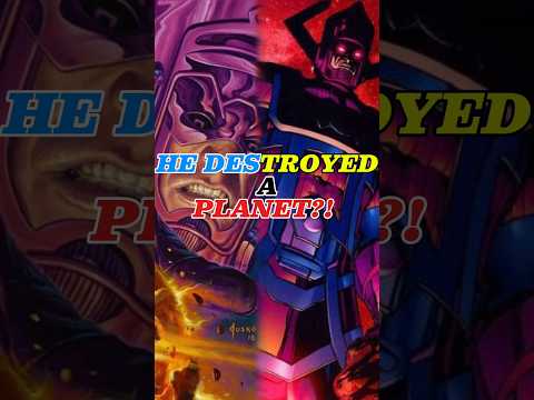 Who Actually Destroyed a Whole Planet in an Avengers Comic? #MarvelComics#Avengers#Galactus#ComicFac