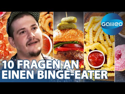 10.000 kcal Fressanfall - 10 Fragen an einen Binge-Eater | Galileo | ProSieben