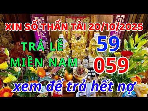 Trực Tiếp Xổ Số Miền Nam ngày 20/10/2025, KQXS Miền Nam, Xổ Số Minh Ngọc, Xổ Số Đại Phát, XSMN, SXMN