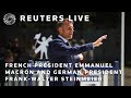 LIVE: French President Emmanuel Macron and German President Frank-Walter Steinmeier visit the gho…