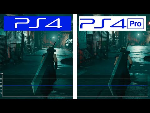 情報】Final Fantasy VII 重製版PS4 VS PS4 Pro | 幀率測試| 第一人稱