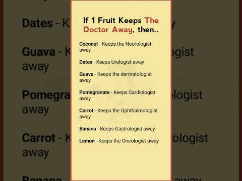 "If One Fruit Keeps the Doctor Away, This One Does Even More"