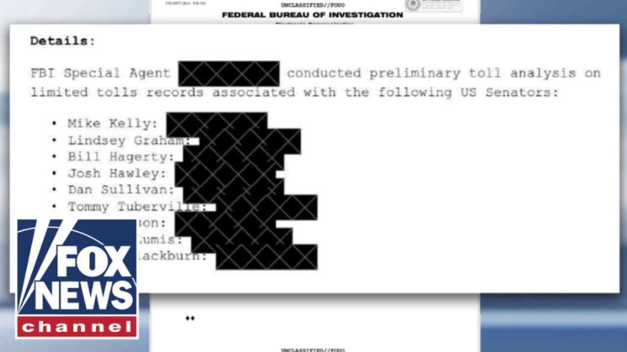 SCOOP: Biden's FBI snooped on GOP lawmakers after Jan. 6