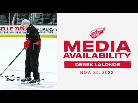 Derek Lalonde looks ahead to tonight's game vs. the Coyotes
