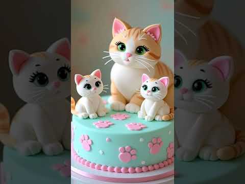 Kuching birthday #DreamScreenAI happy birthday cat videos #shortsfeed #cat #catshorts #shitvral#cat