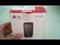 LG GT505 Unboxing Video - Phone in Stock at www.welectronics.com
