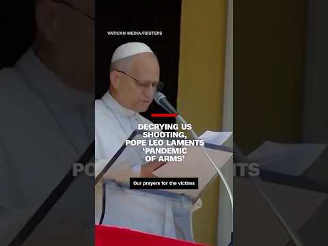 Decrying US shooting, Pope laments ‘pandemic of arms’