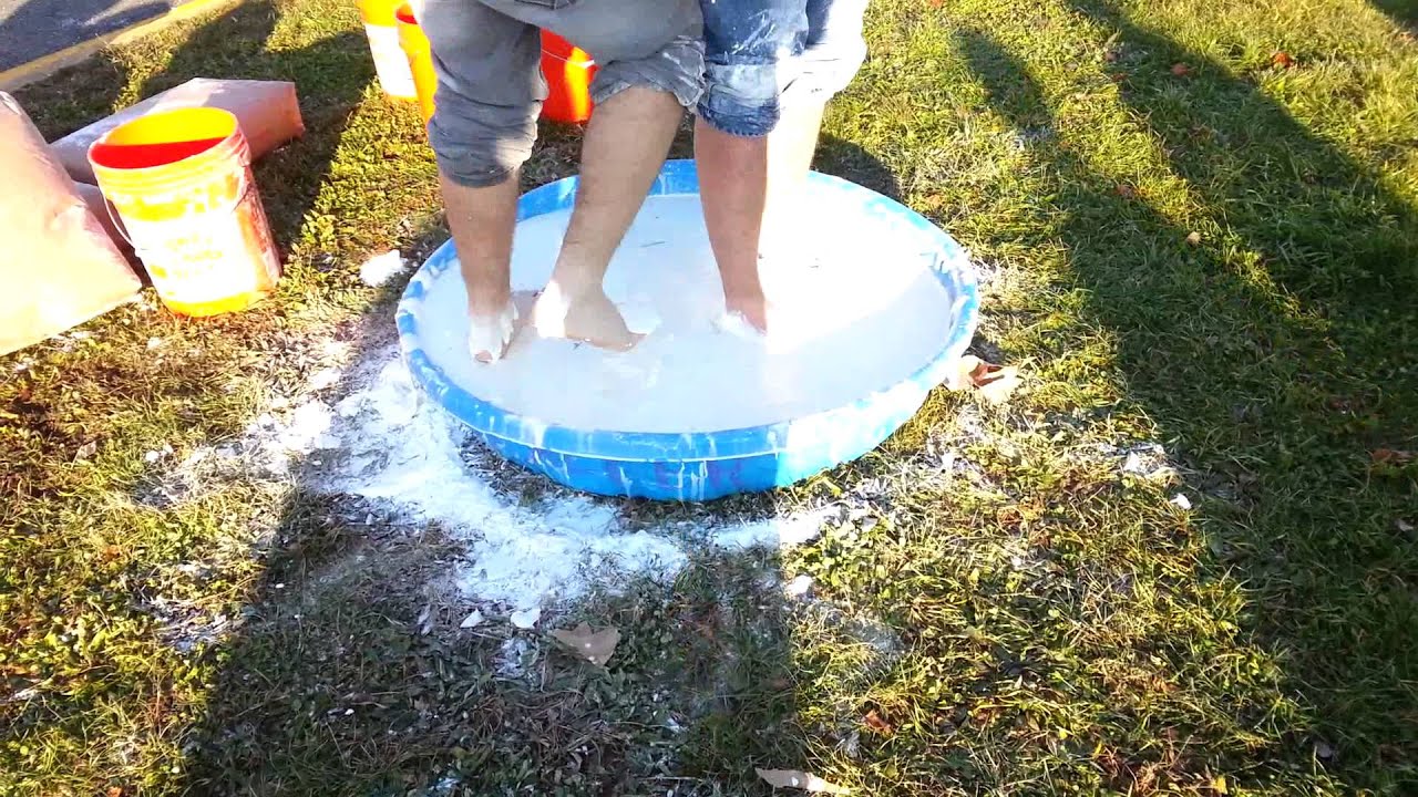 Pool of Oobleck - YouTube