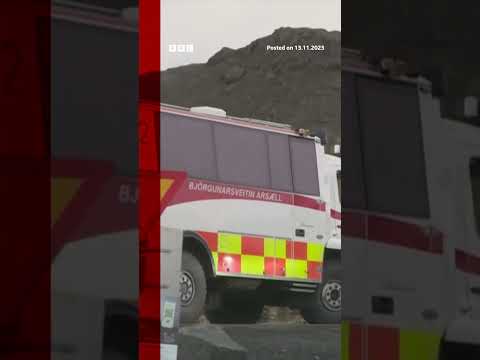 State of emergency declared over Iceland volcano. #Shorts #Volcano #Iceland #BBCNews