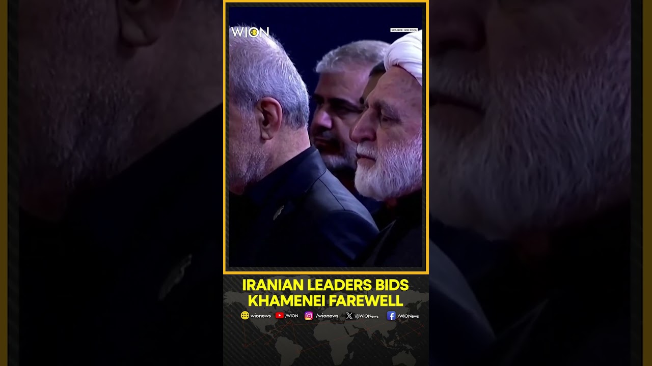 Iran's President, FM and Top Officials Bid Farewell to Supreme Leader Khamenei | WION Shorts