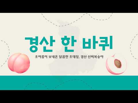 우리경산 7월 경산 한 바퀴
