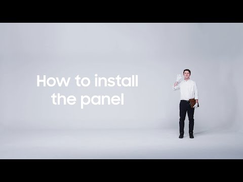 Bespoke refrigerator: Panel installation how-to video | Samsung