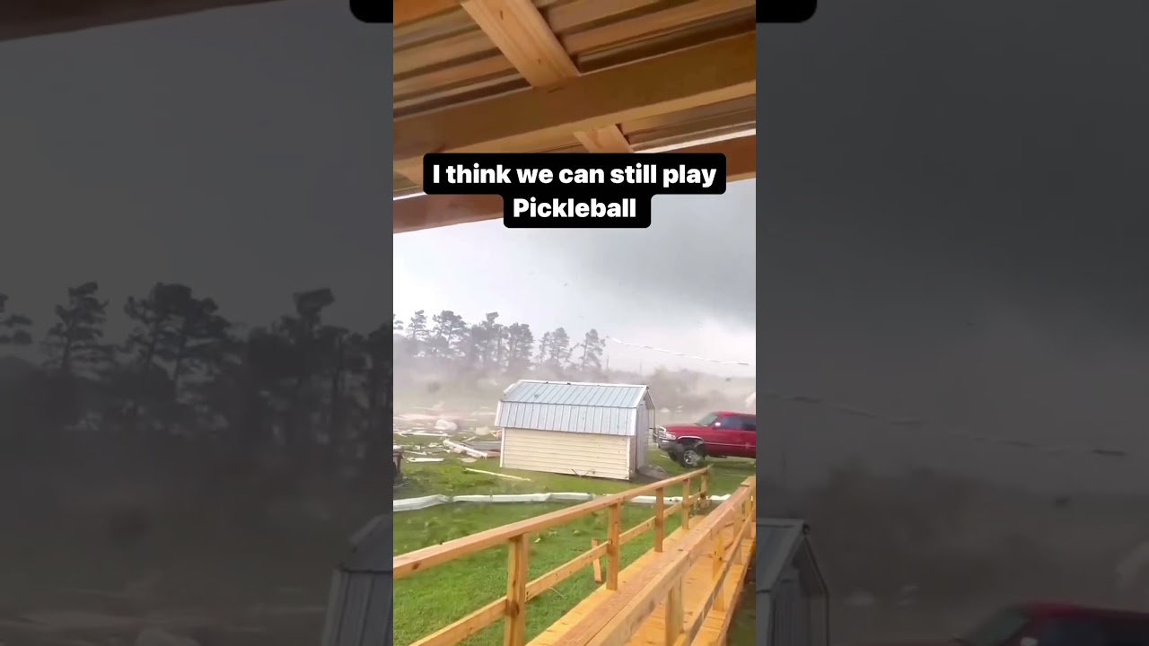 Rain, sleet, snow, hail, or tornado…we will play Pickleball anytime, anywhere.