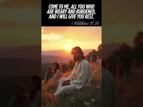 Find Rest in Jesus  Matthew 1128 #bibleverse #godsword #christianlife #christianfaith #hopeinchrist