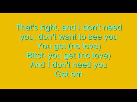 Eminem - No Love ft. Lil Wayne (lyrics on screen)