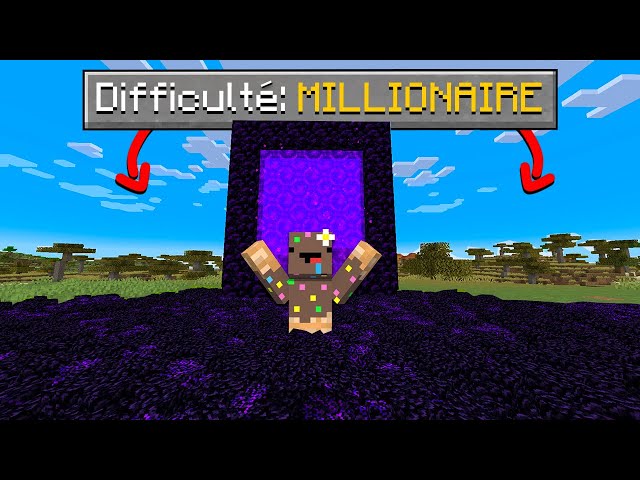 J'ai 1H pour obtenir 1 MILLION d'Obsidienne sur Minecraft..