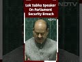 Lok Sabha Speaker Om Birla On Parliament Security Breach  - 00:58 min - News - Video