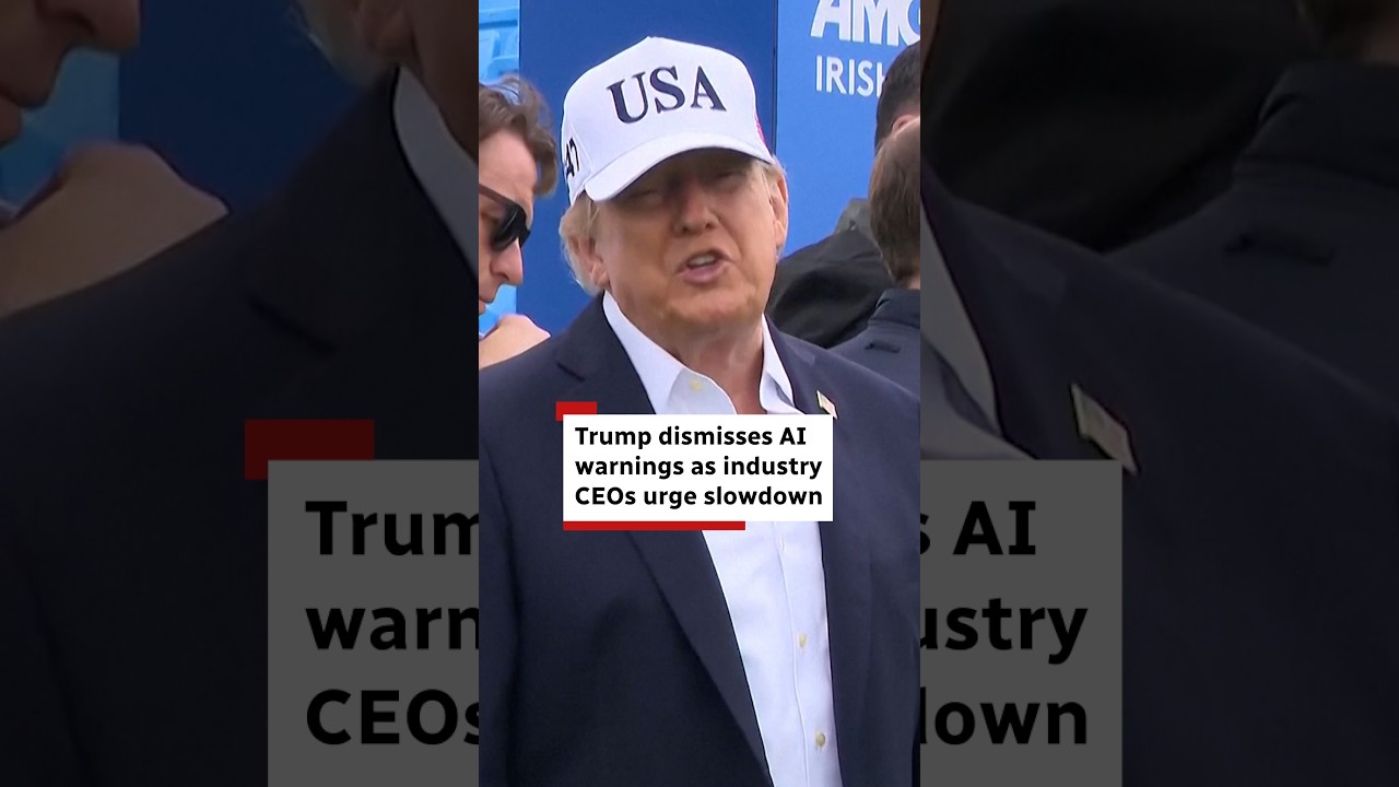 Trump dismisses AI warnings as industry CEOs urge slowdown