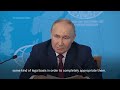 Putin denounced freezing of Russian assets as theft which will not go unpunished  - 01:00 min - News - Video