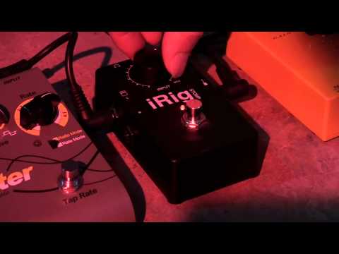 iRig STOMP - The first stompbox guitar interface for iPad, iPhone, iPod touch
