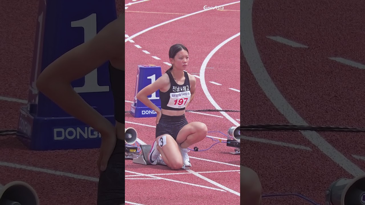 여자고등부 100m 강자! 윤제리(전남체고) #athletics #윤제리 #여자육상 #trackandfield #shorts