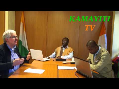 AFRIQUE MEDIAS ET KAMAYITI RECOIVENT WILLY BLA ET Mr BRUNO JAFFRE