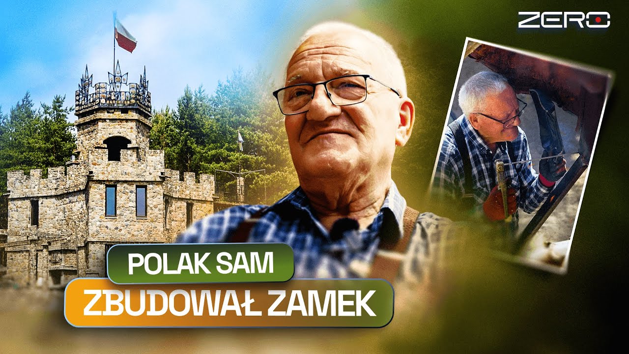 KAMIEŃ PO KAMIENIU WŁASNORĘCZNIE ZBUDOWAŁ ZAMEK. SAMOTNY BUDOWNICZY Z PODLASIA.