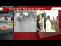 Minister Narayana touring Cyclone-hit Nellore